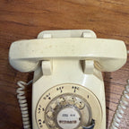 Vintage White Western Electric Rotary Phone Telephone Handset Untested