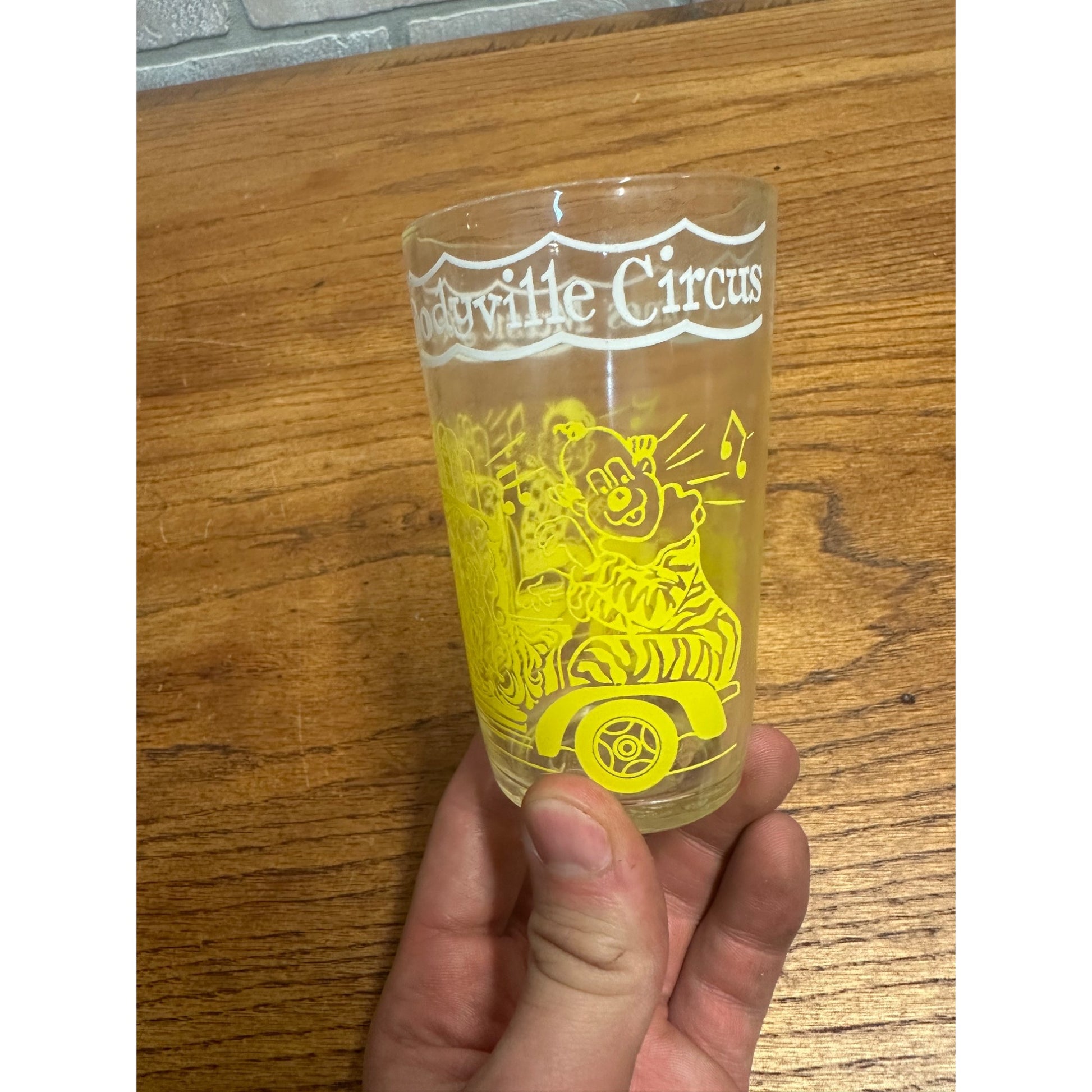 HOWDY DOODY Welch's Jelly Glass HERE COMES MUSIC FOR DOODYVILLE CIRCUS 1950 PTB