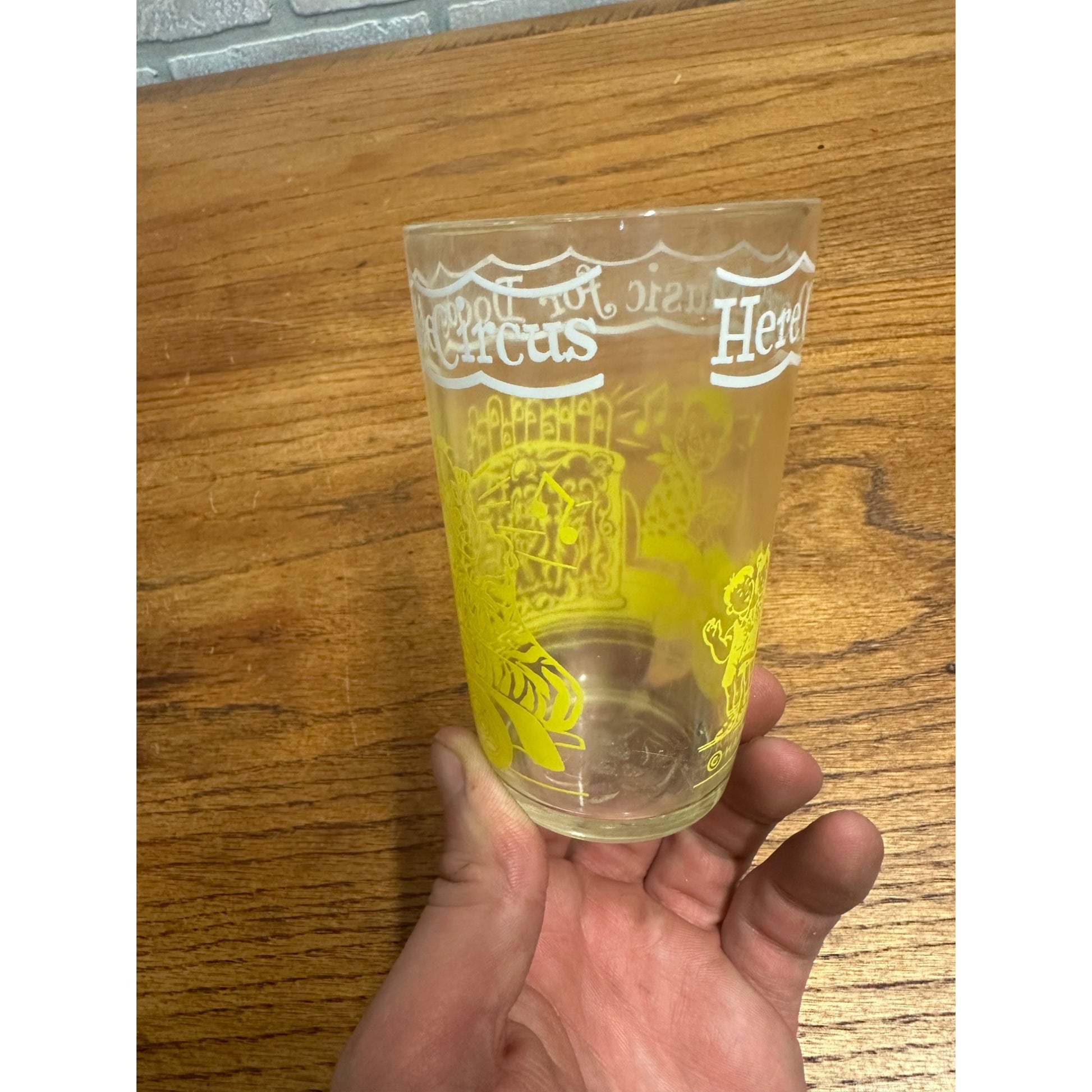 HOWDY DOODY Welch's Jelly Glass HERE COMES MUSIC FOR DOODYVILLE CIRCUS 1950 PTB