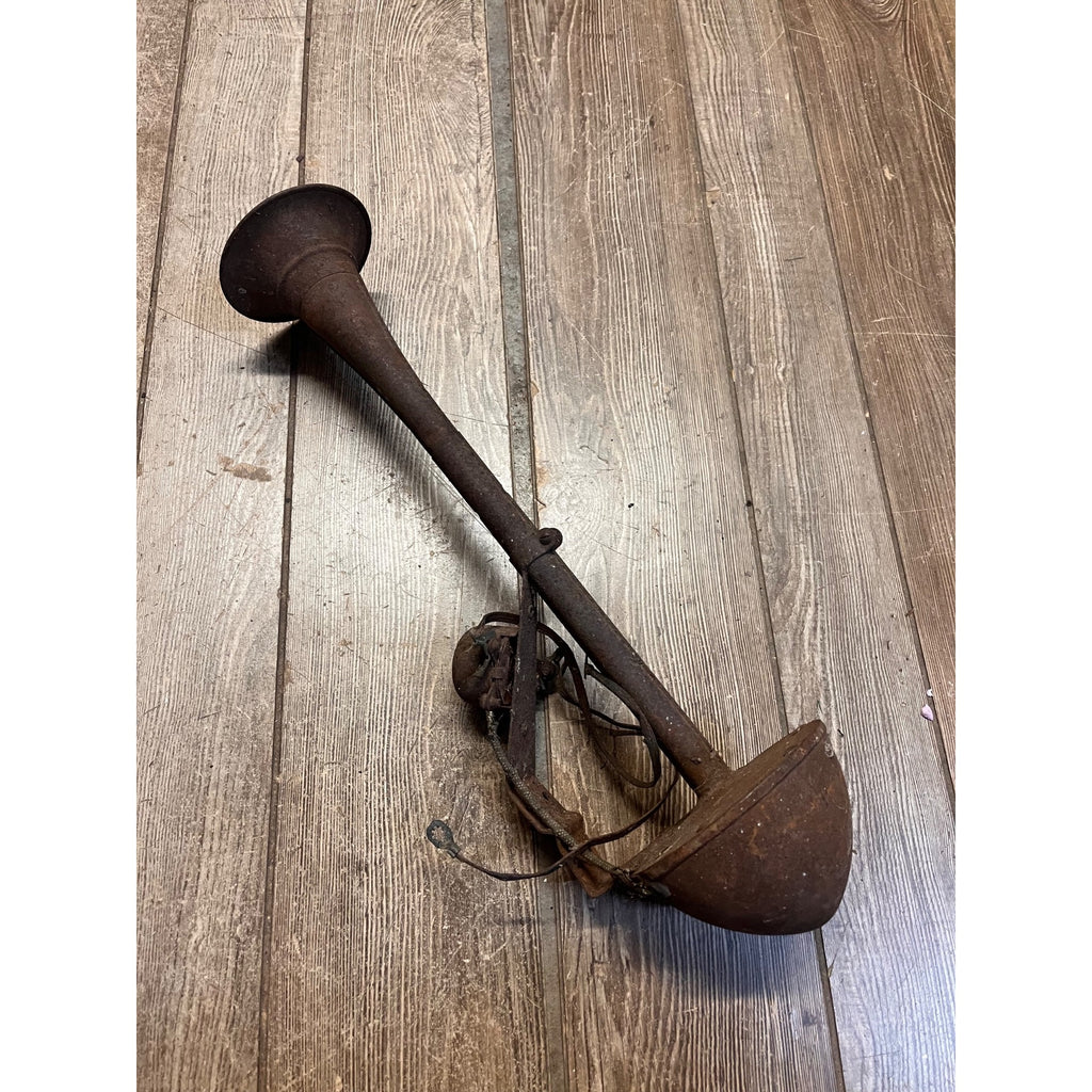 Vintage c1920s Early Automobile Car Trumpet Horn 20" Model T Era - As-Is - Rusty