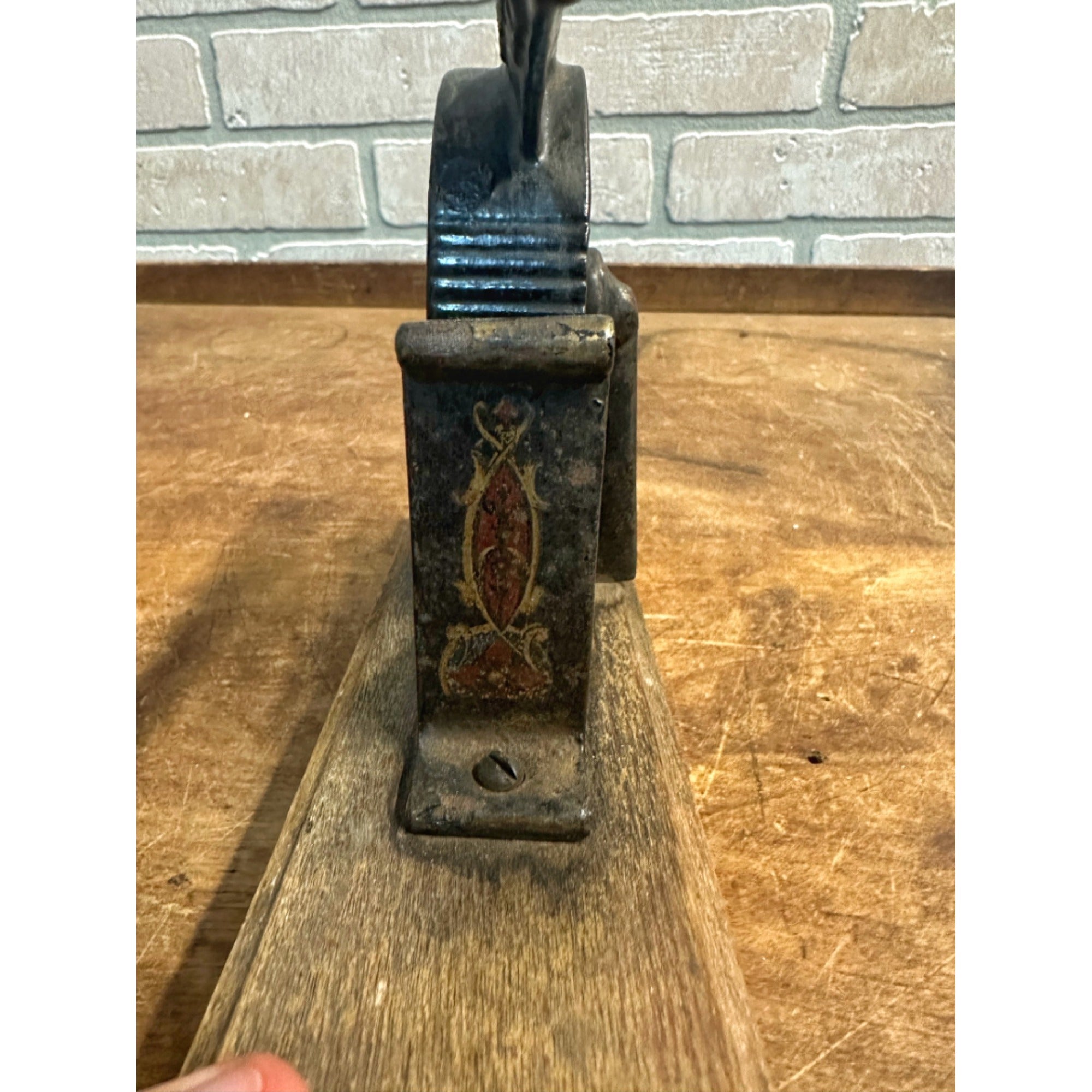 Antique Cork Press Roller Cast Iron Vintage Apothecary Pharmacy Enterprise No. 1