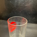 Vintage Dads Root Beer bottle Cap Soda Fountain Glass Cup Red ACL