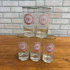(5) Vintage 1960s University of Wisconsin UW Alumni Glasses Sigillum Lumen Eye