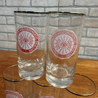(5) Vintage 1960s University of Wisconsin UW Alumni Glasses Sigillum Lumen Eye