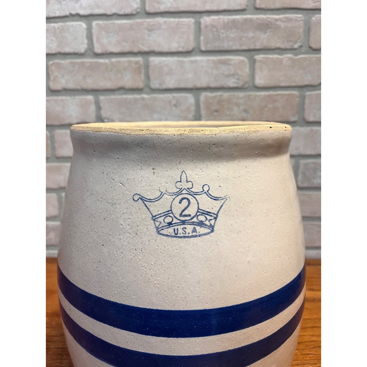 Vintage Stoneware Drink Dispenser Robinson Ransbottom Pottery Company (RRP Co.) Roseville, Ohio Primitive Kitchen Decor