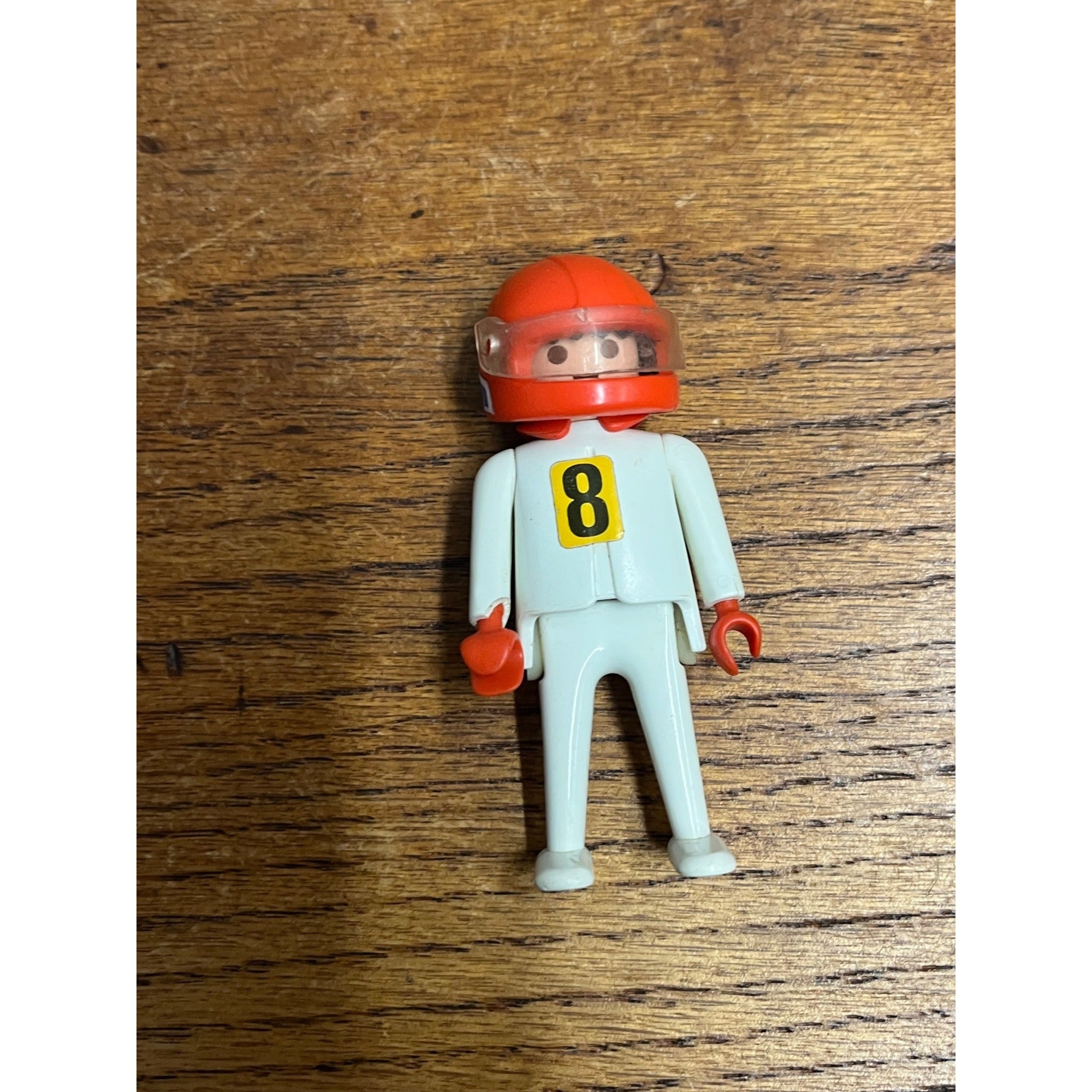 Playmobil Vintage 1988 Geobra Motorcycle Dirtbike Racer w/ Rider Figure