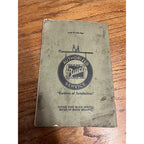 Vintage Paperback Reference Book Buick Motor Company 1923 Six Cylinder Series Automobiles Flint, Michigan