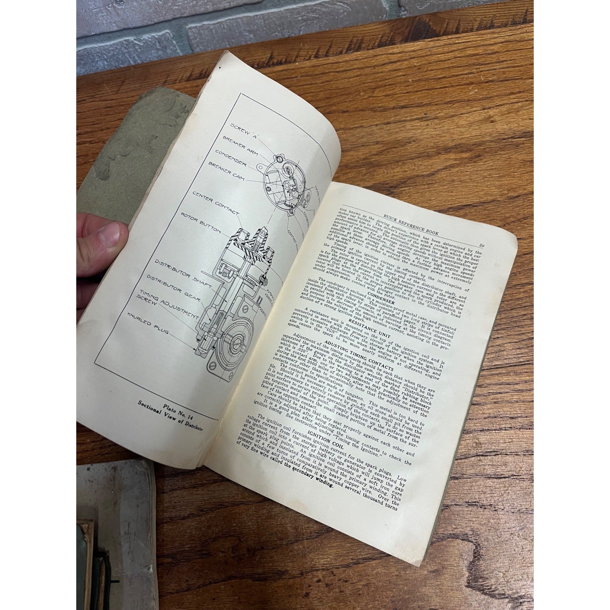 Vintage Paperback Reference Book Buick Motor Company 1923 Six Cylinder Series Automobiles Flint, Michigan