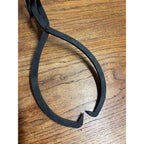 Antique Vintage Ice Block or Log Carrying Tongs Farm Tool 14" Steel Black