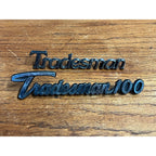 Vintage Dodge Tradesman 100 Van Emblem Badges Script Lot (2) OEM Original Parts