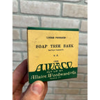 Antique Soap Tree Bark Quillaya Saponaria Apothecary Pharmacy Drug Box