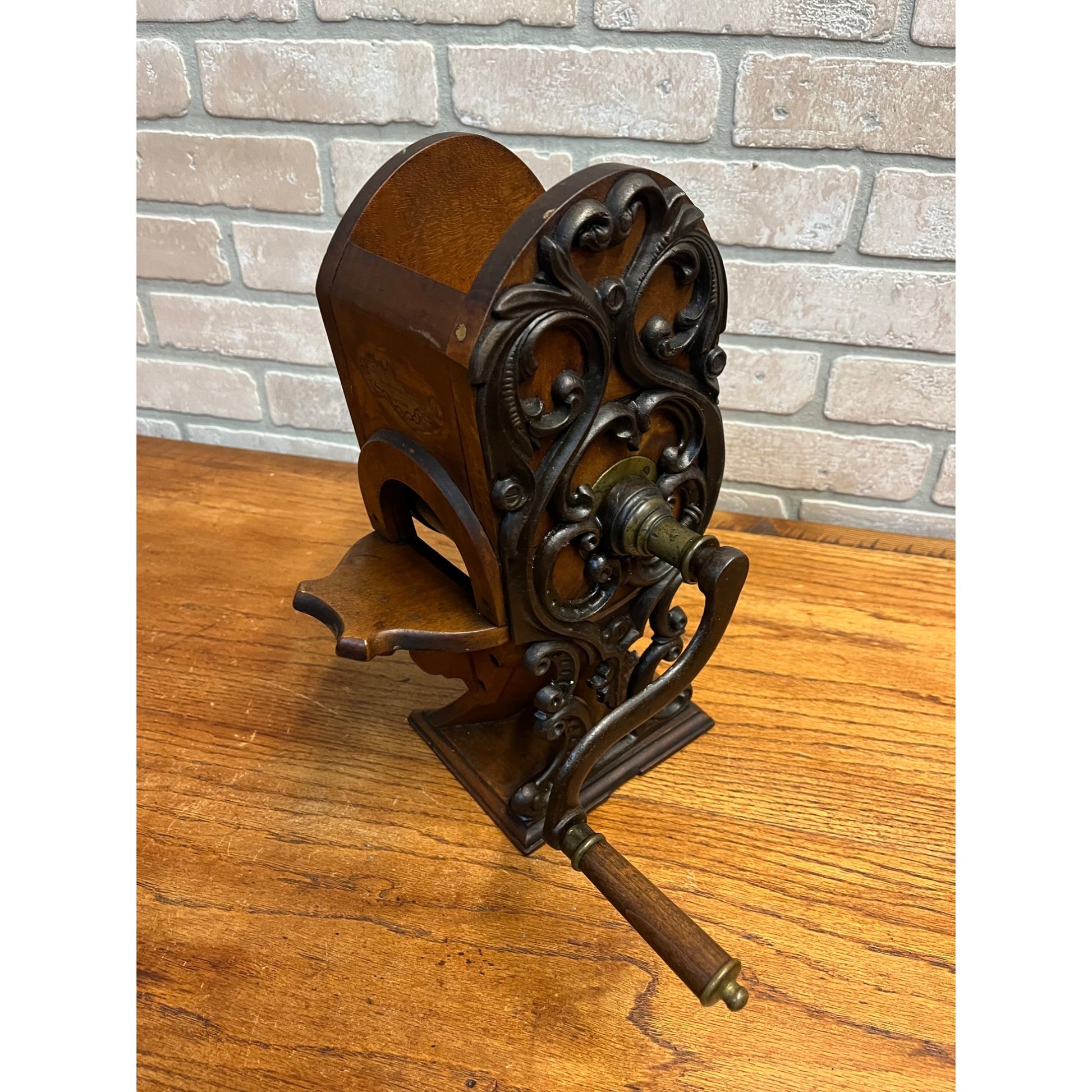 Antique 1800s German Vegetable Beans Slicer Kitchen Mill Tool Primitive