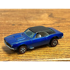 Hot Wheels Redline 1967 Custom Camaro Blue w/ Black Roof HK - Excellent