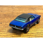 Hot Wheels Redline 1967 Custom Camaro Blue w/ Black Roof HK - Excellent