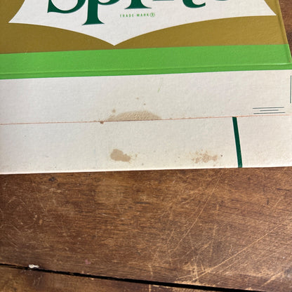 Vintage soda pop bottle carton SPRITE by Coca Cola 8 pk Cardboard Carrier Carton