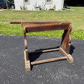 Antique Primitive Wooden Flax Break Tool Cutter Implement Farmhouse