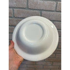 Currier & Ives Royal China Pink & White Vegetable Serving Bowl 10.25 Ironstone