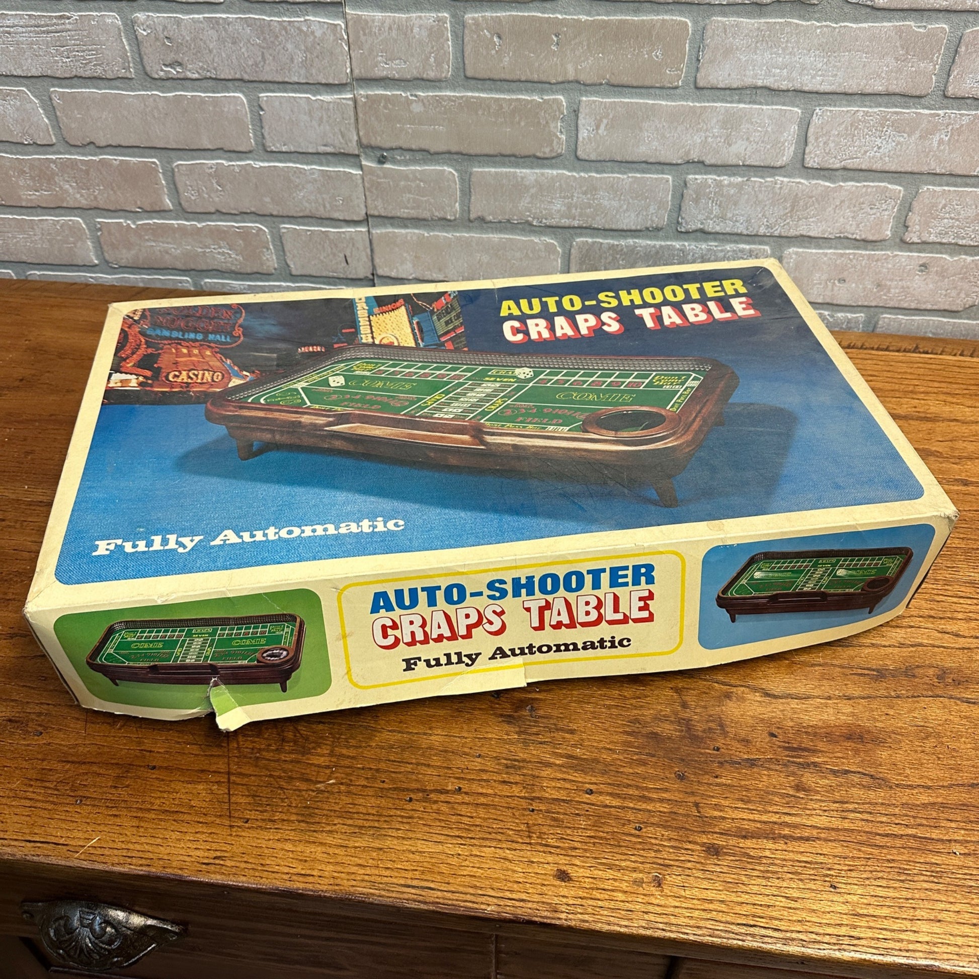 Vintage Waco Auto-Shooter Craps Table Automatic Dice Roller - Works Great