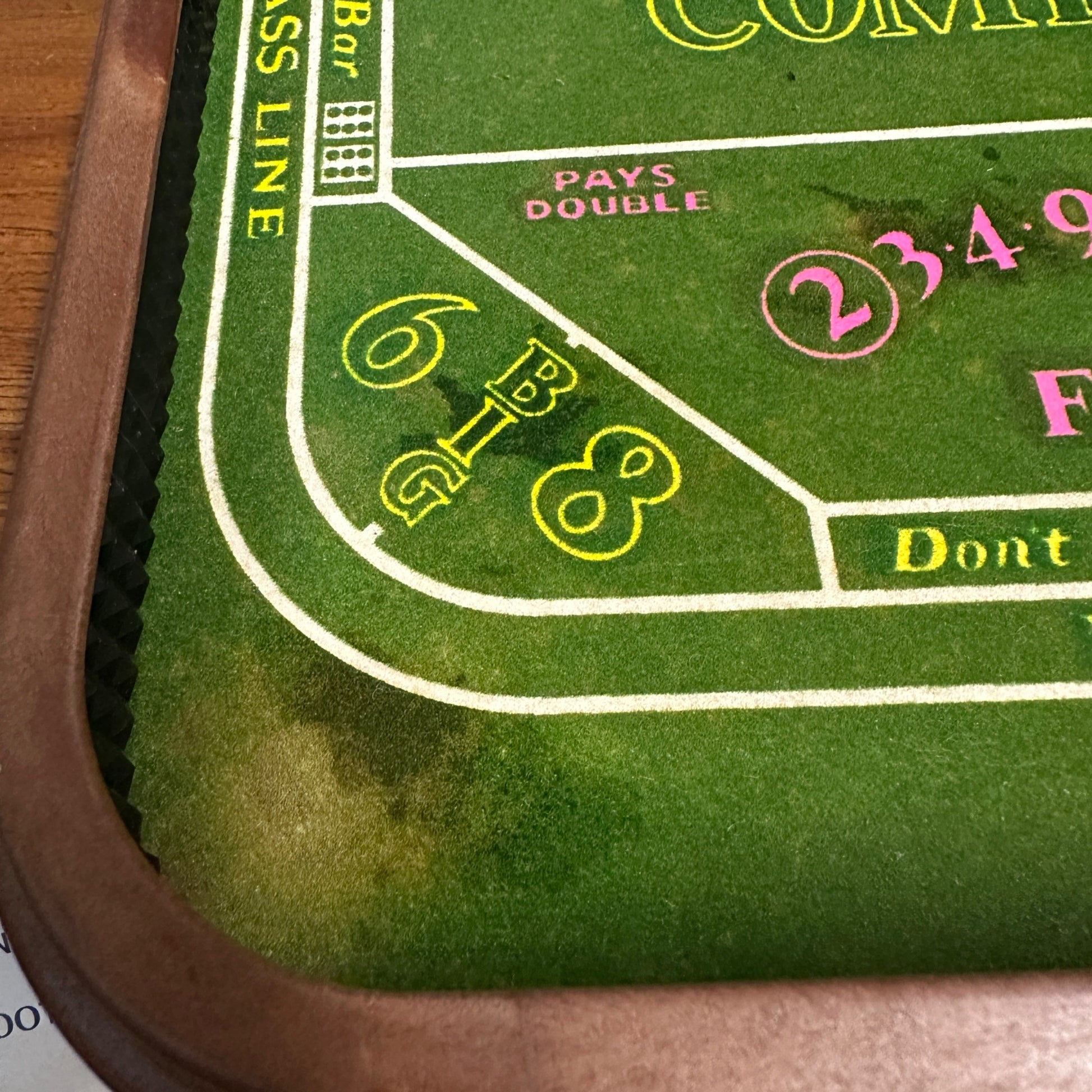 Vintage Waco Auto-Shooter Craps Table Automatic Dice Roller - Works Great