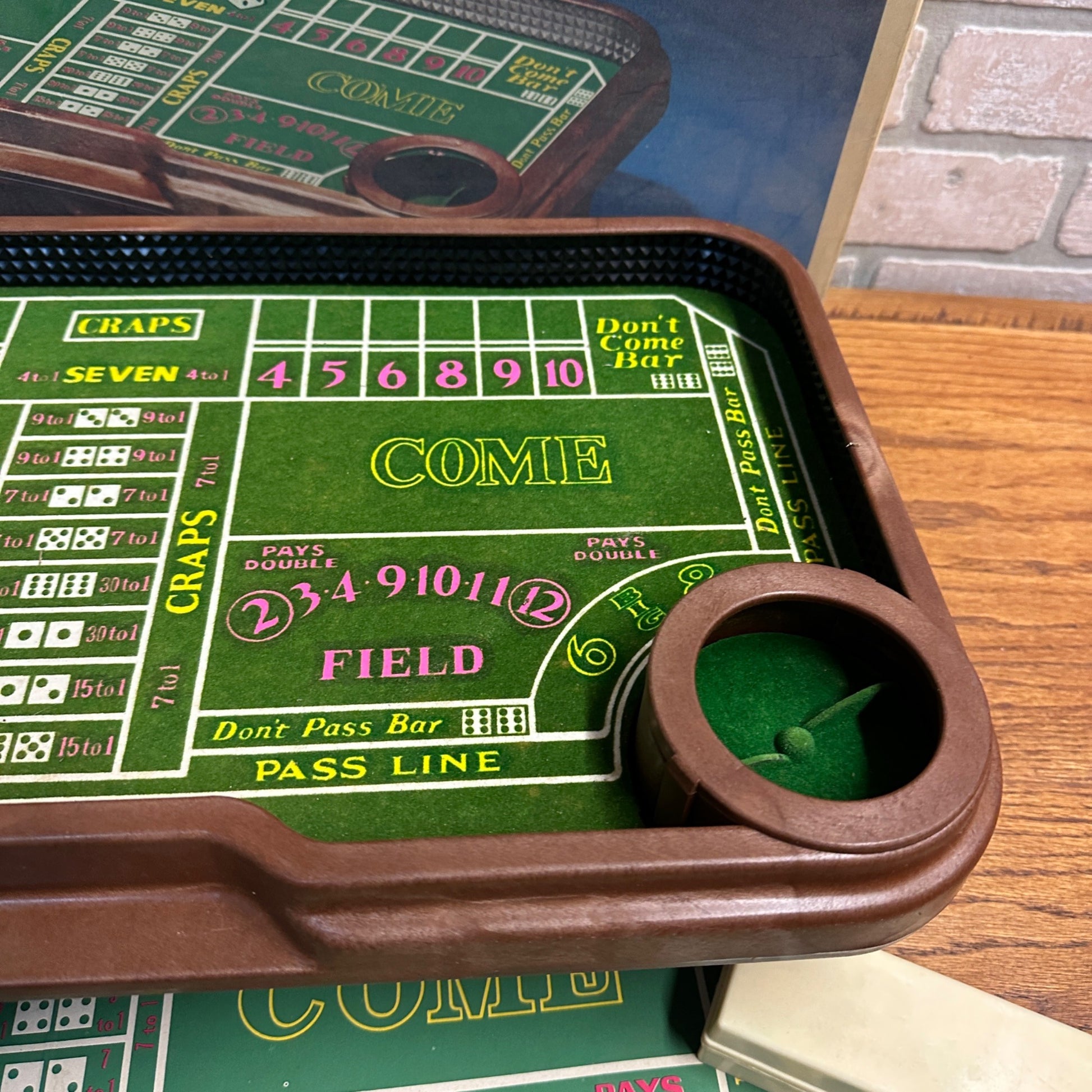 Vintage Waco Auto-Shooter Craps Table Automatic Dice Roller - Works Great