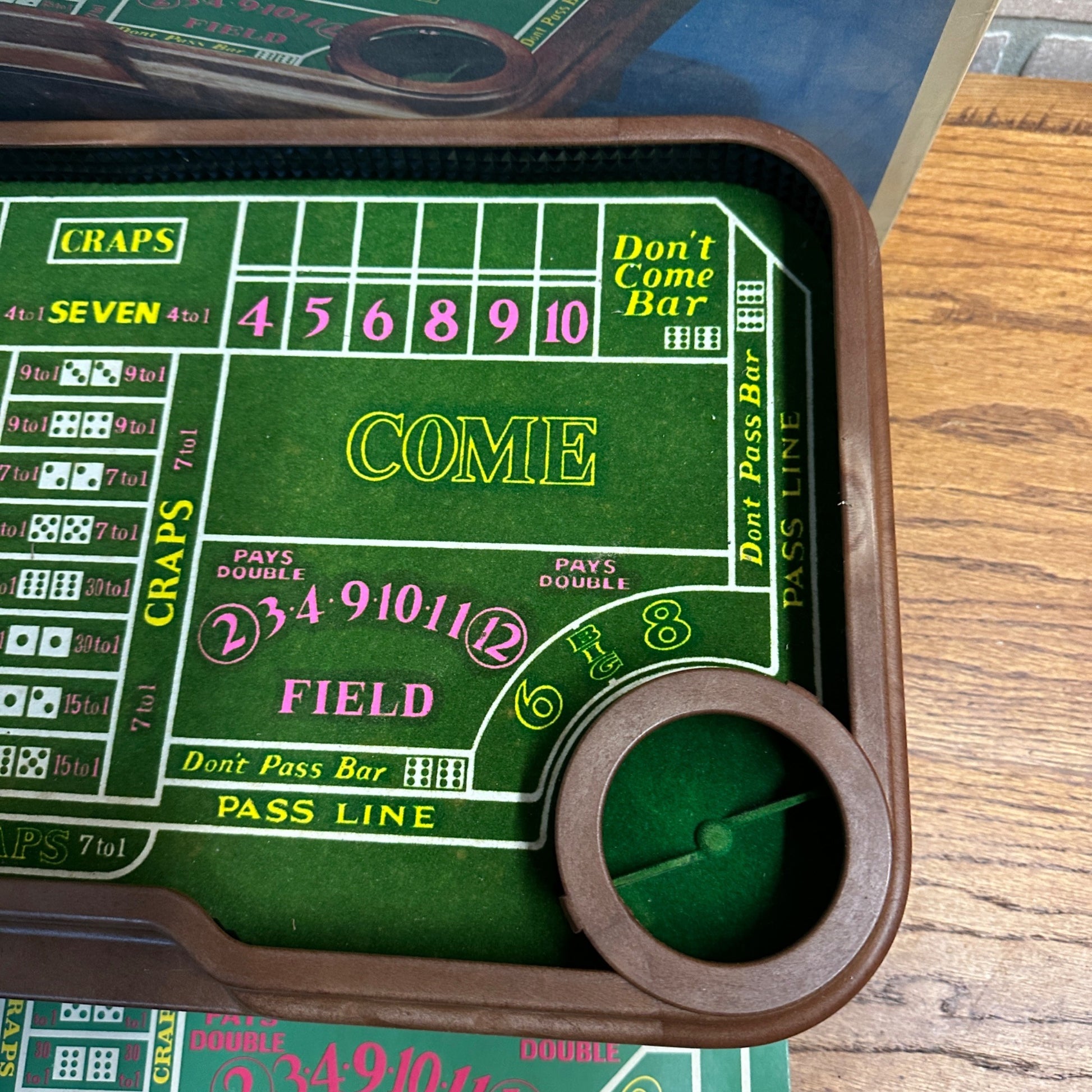 Vintage Waco Auto-Shooter Craps Table Automatic Dice Roller - Works Great