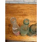 (4) Ozaukee Springs Bottling Co Port Washington Wis Wisconsin Soda Bottle