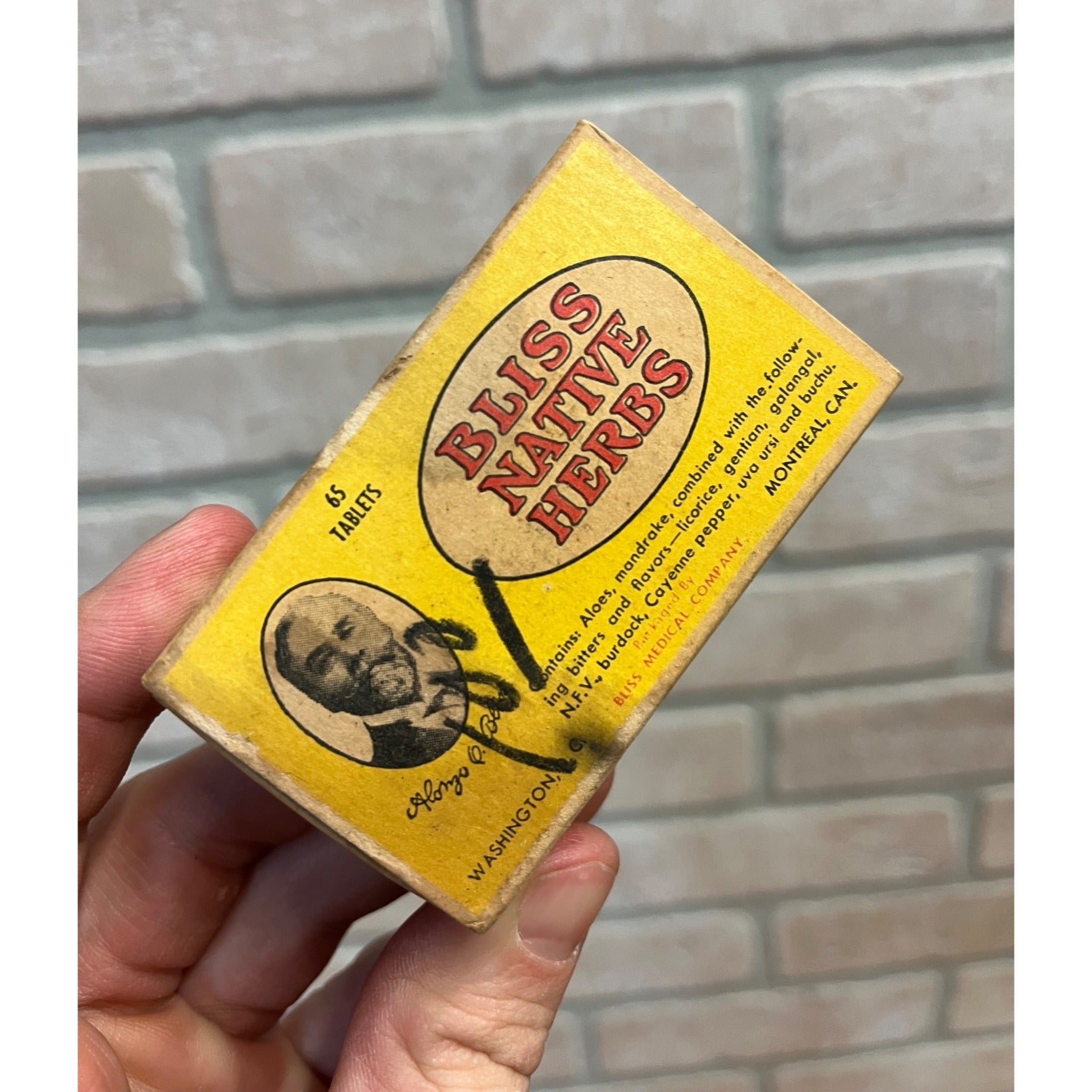 Antique Bliss Native Herbs Blood Laxative and Stomathic Remedy (New Old Stock)