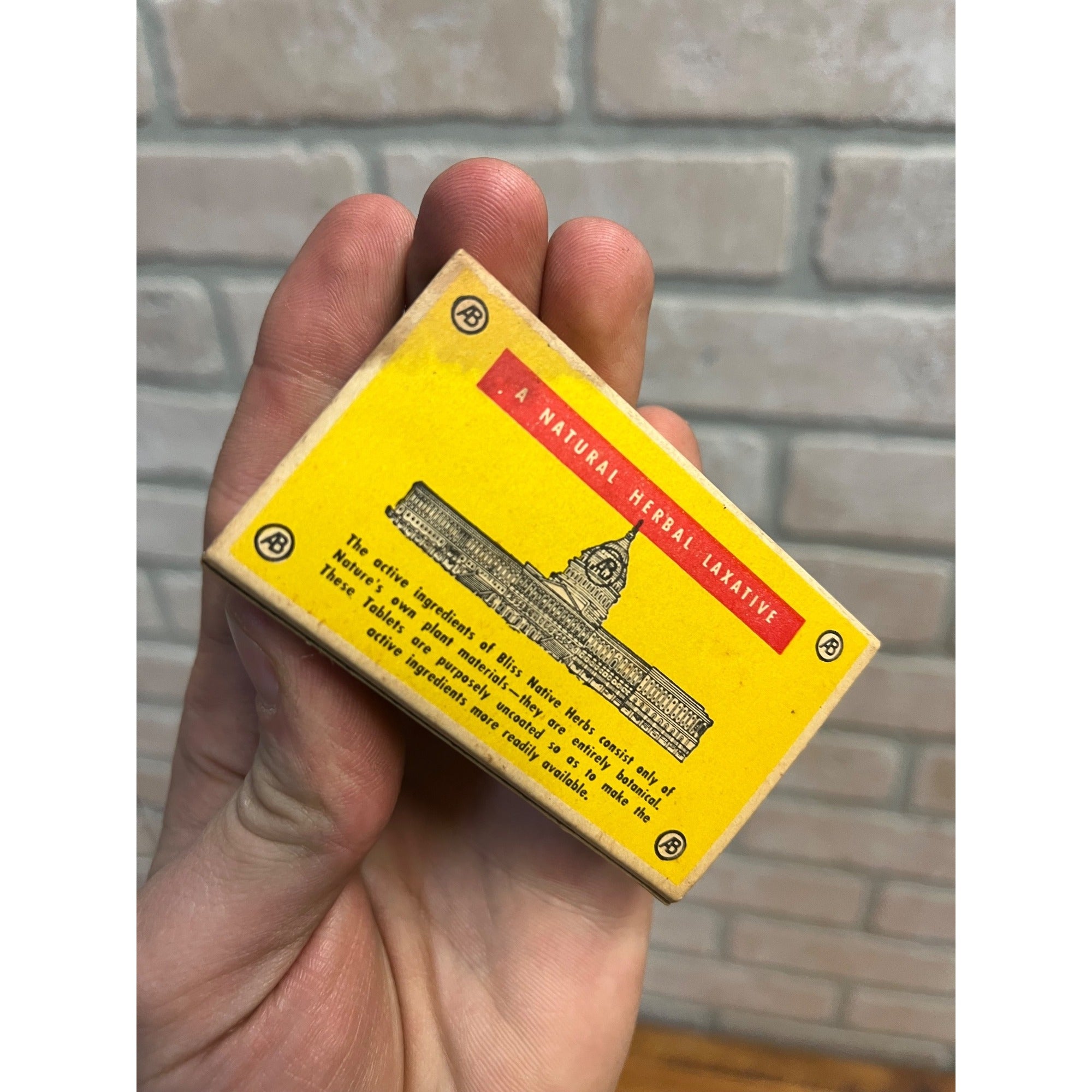 Antique Bliss Native Herbs Blood Laxative and Stomathic Remedy (New Old Stock)