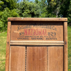 Antique Primitive Wooden National Washboard Laundry Room Decor No 829