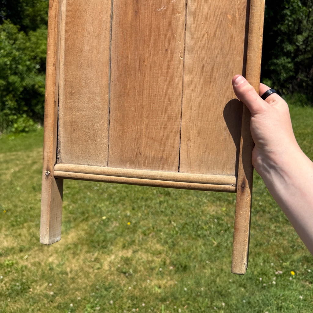 Antique Primitive Wooden National Washboard Laundry Room Decor No 829