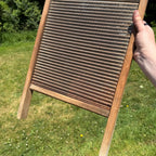 Antique Primitive Wooden National Washboard Laundry Room Decor No 829