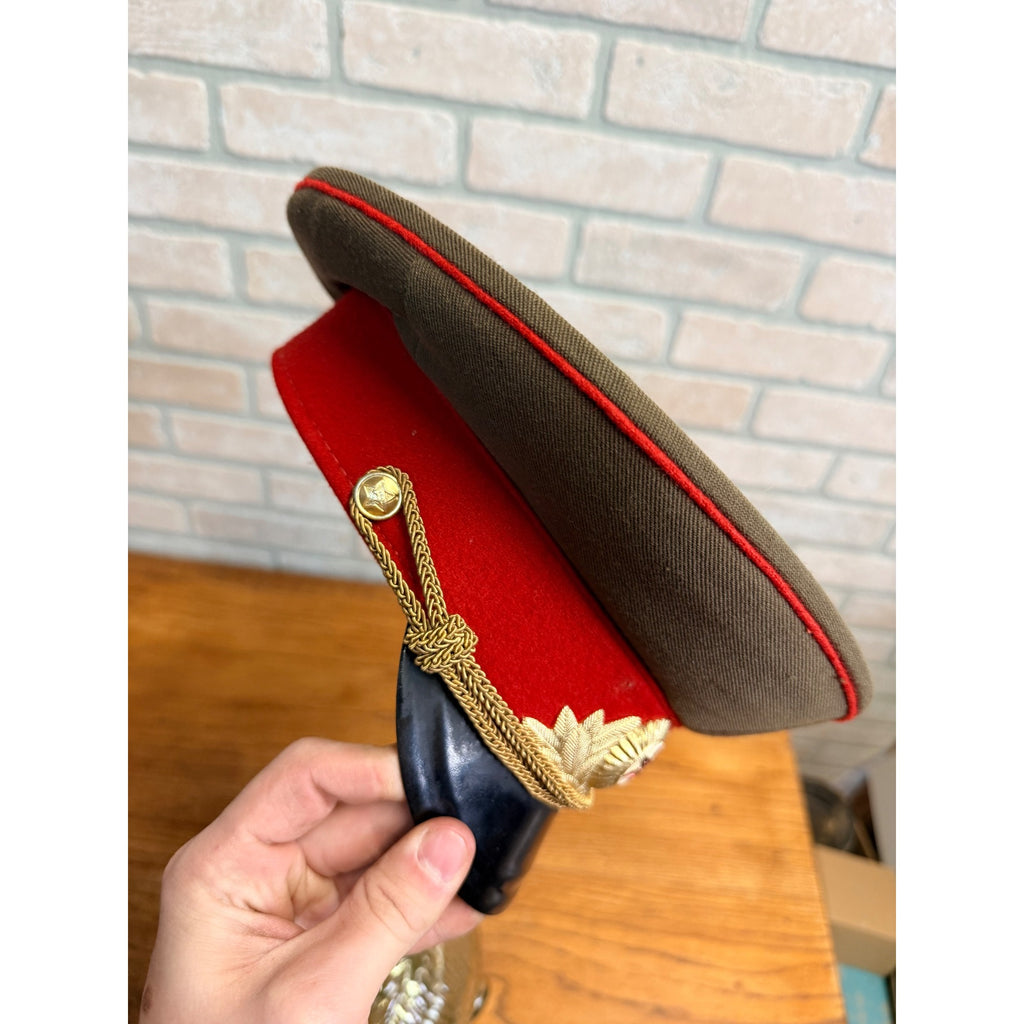 Original USSR Soviet Russian Army Officer Parade Uniform Hat Military Cap 56