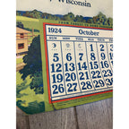1920s Advertising Calendar Poster Fuller Goodman Farm Barn Dairy Scene