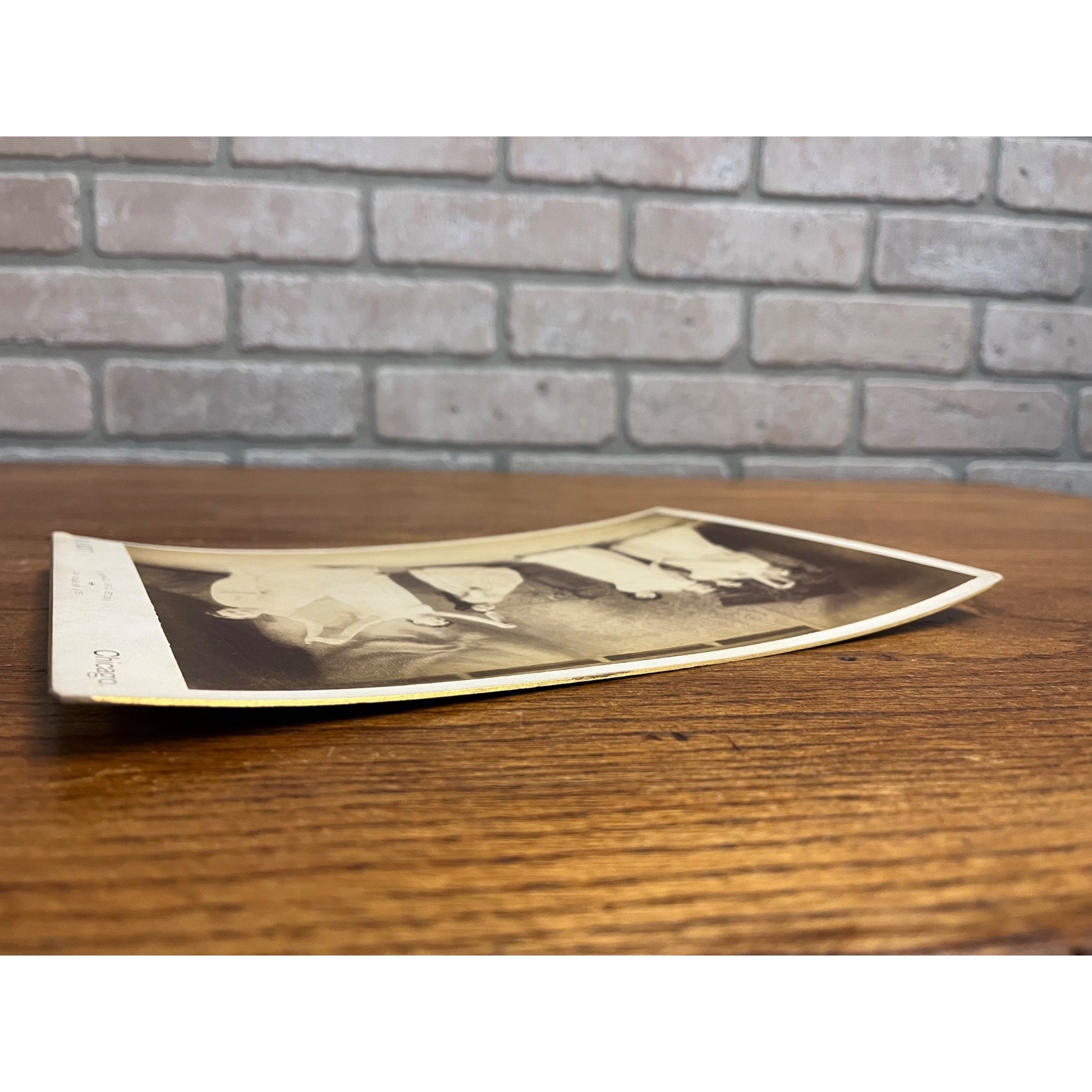 Antique Unique Cabinet Photo Dancing Persian Girls Kimball Hall Chicago 10" x 7"