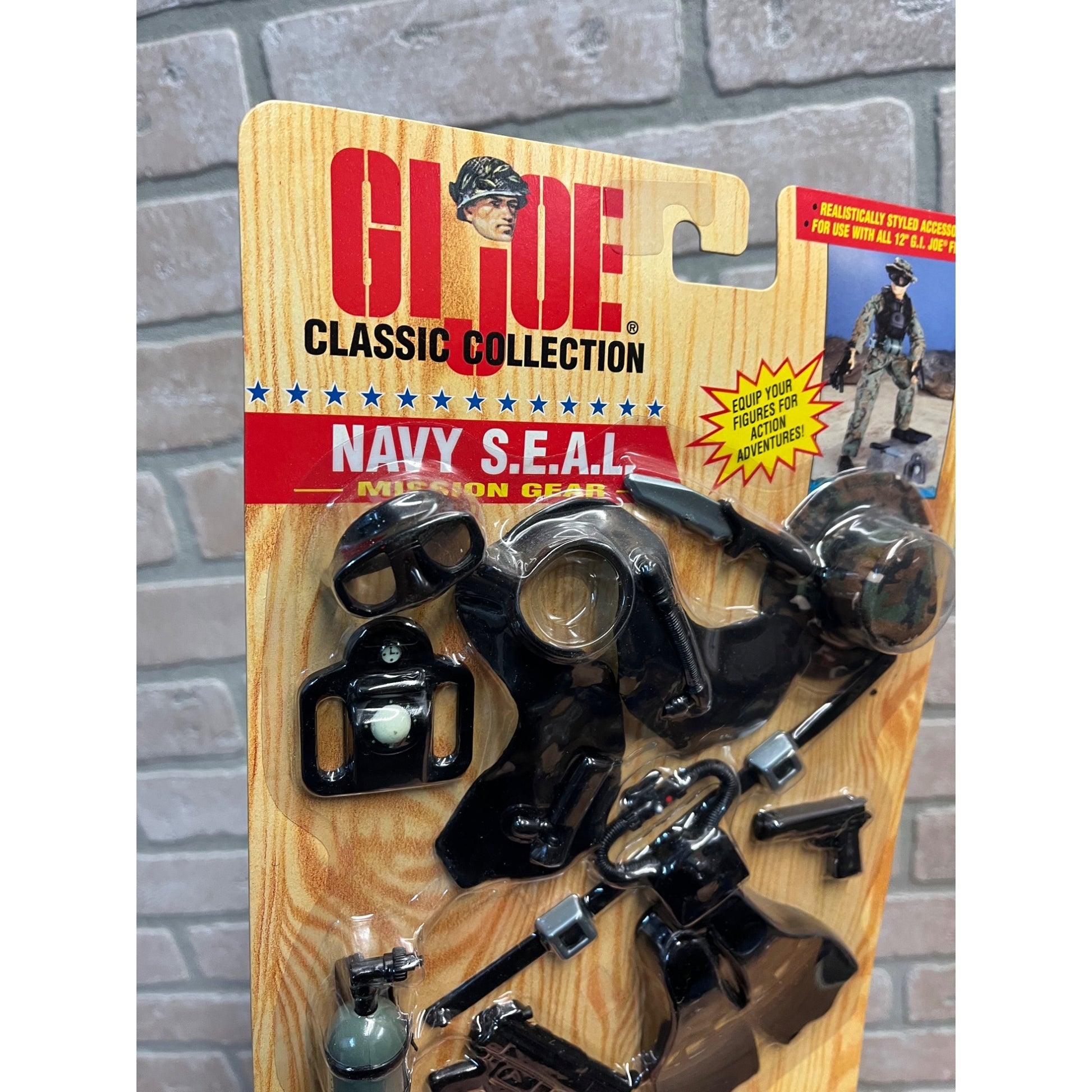 Vintage GI Joe Classic Collection Navy Seal Mission Gear NOS NEW Hasbro 1997
