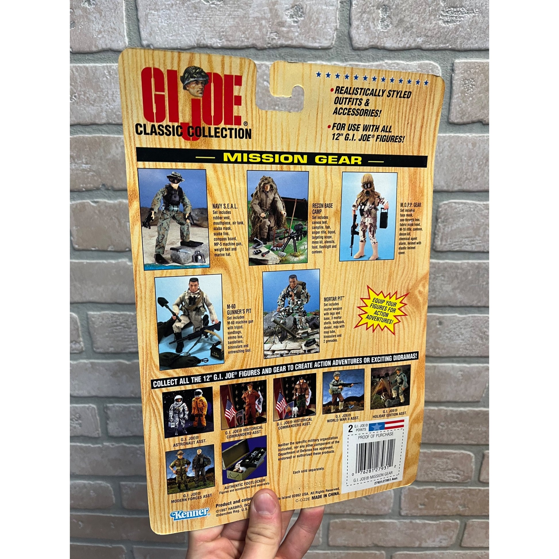 Vintage GI Joe Classic Collection Navy Seal Mission Gear NOS NEW Hasbro 1997