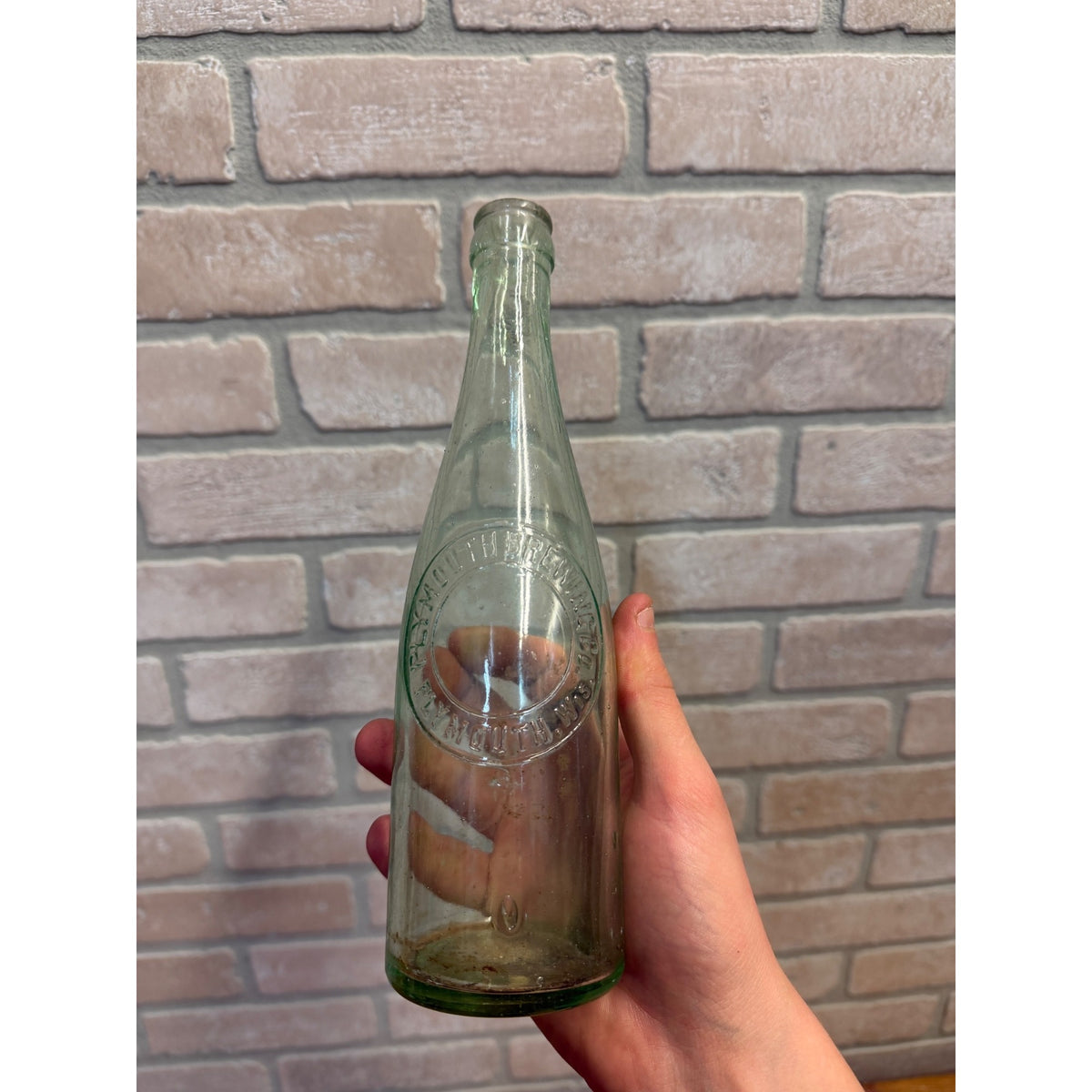 1910s Aqua Blue Plymouth Brewing Co Wi Beer Bottle Plymouth Wisconsin
