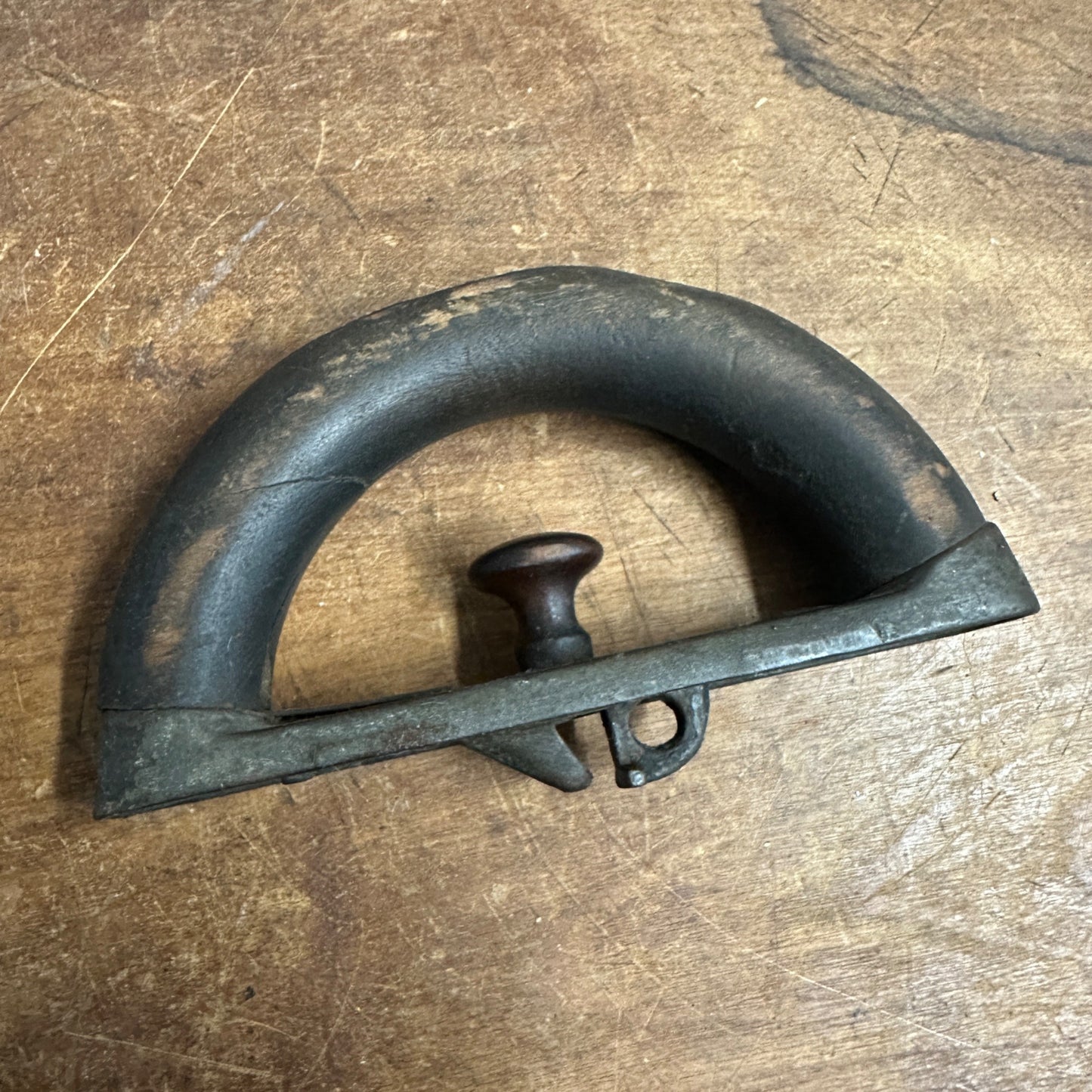 Antique Wooden Sad Iron Handle Replacement 6" Long Latch Style