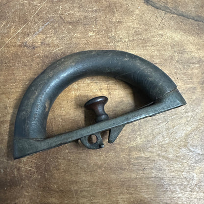 Antique Wooden Sad Iron Handle Replacement 6" Long Latch Style