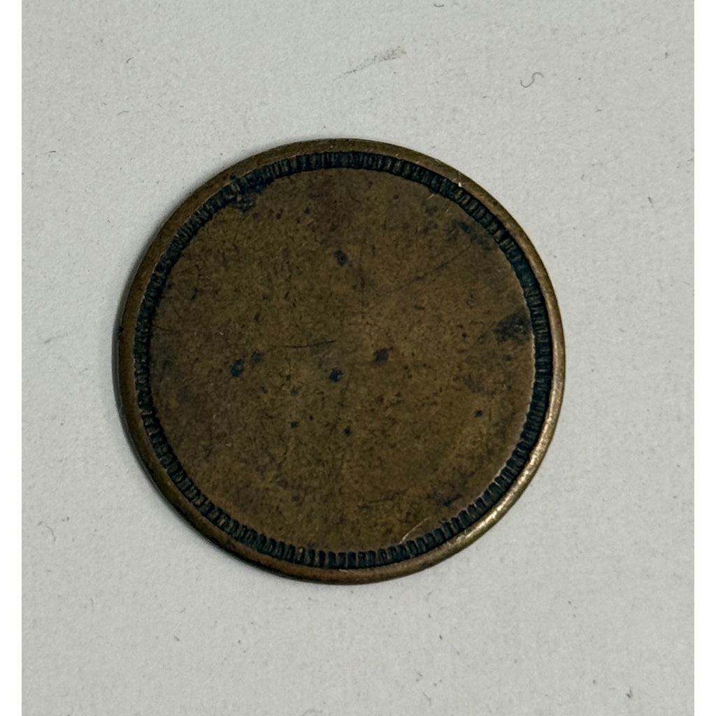 RARE 1900s August Krueger Bar Tavern Trade Token Brass Dodge County Wisconsin WI