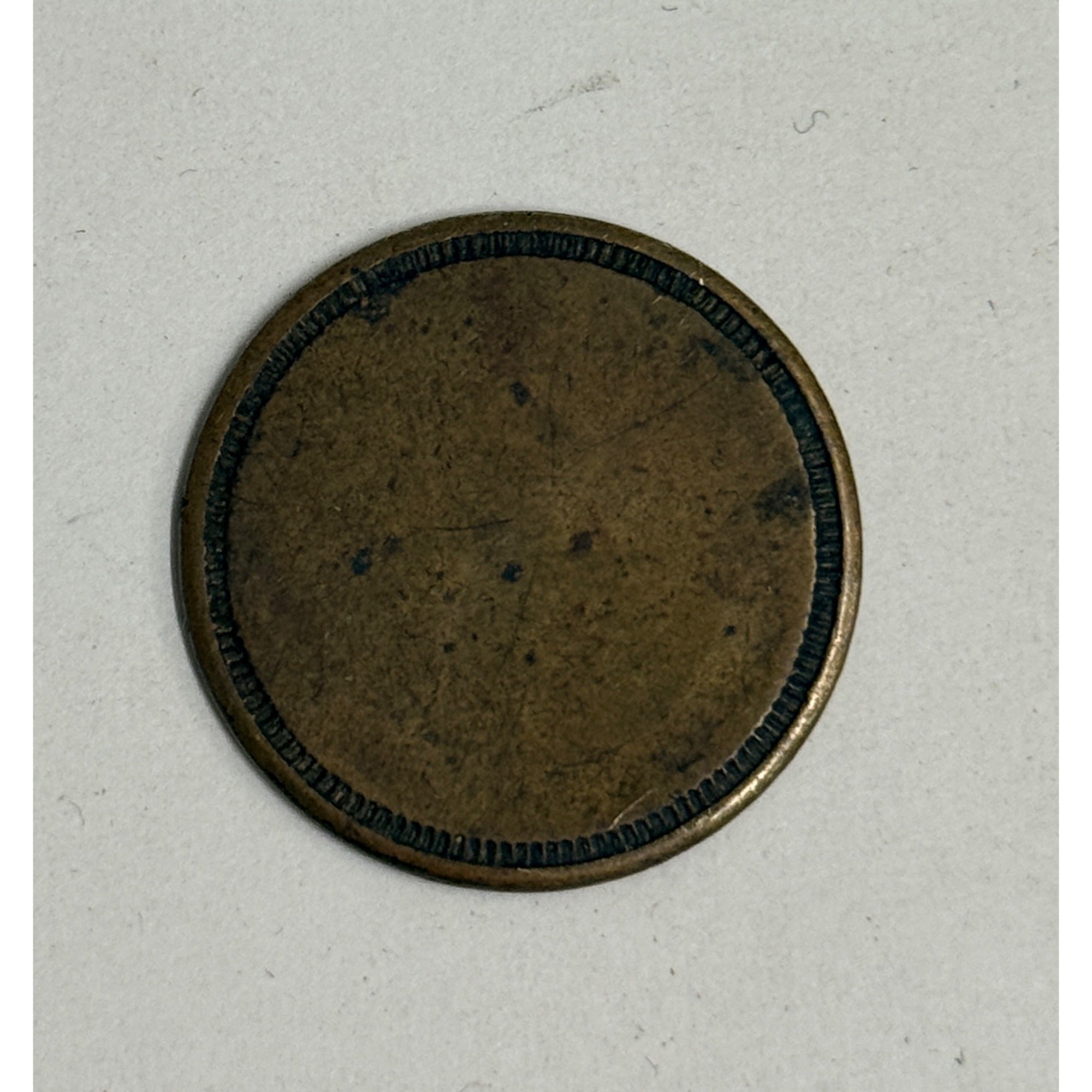 RARE 1900s August Krueger Bar Tavern Trade Token Brass Dodge County Wisconsin WI