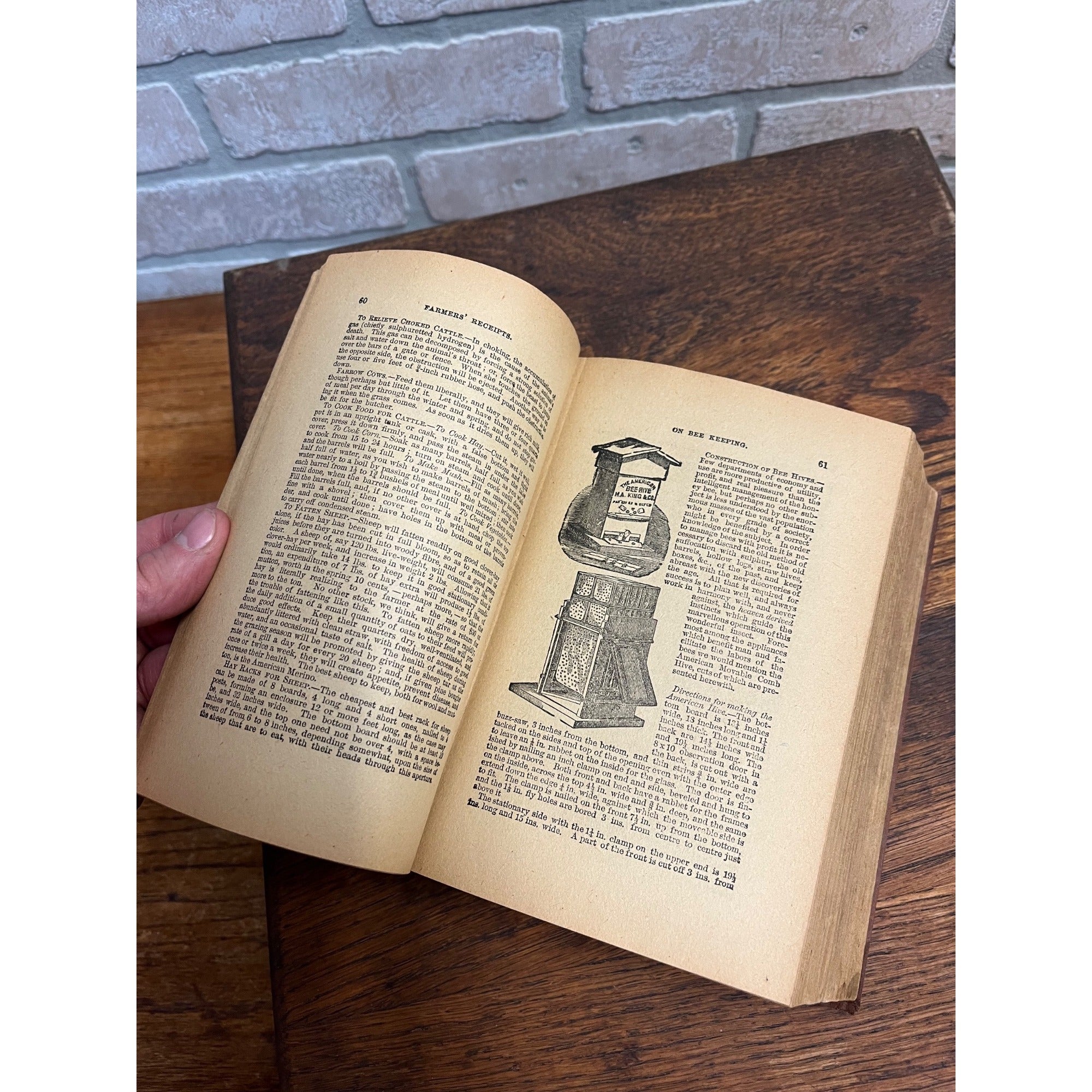 The Universal Assistant or 1,000,000 Industrical Facts Hardcover Book Antique