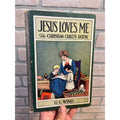 Vintage Jesus Loves Me The Christian Child's Book By G.L. Wind Hardcover Circa 1920's