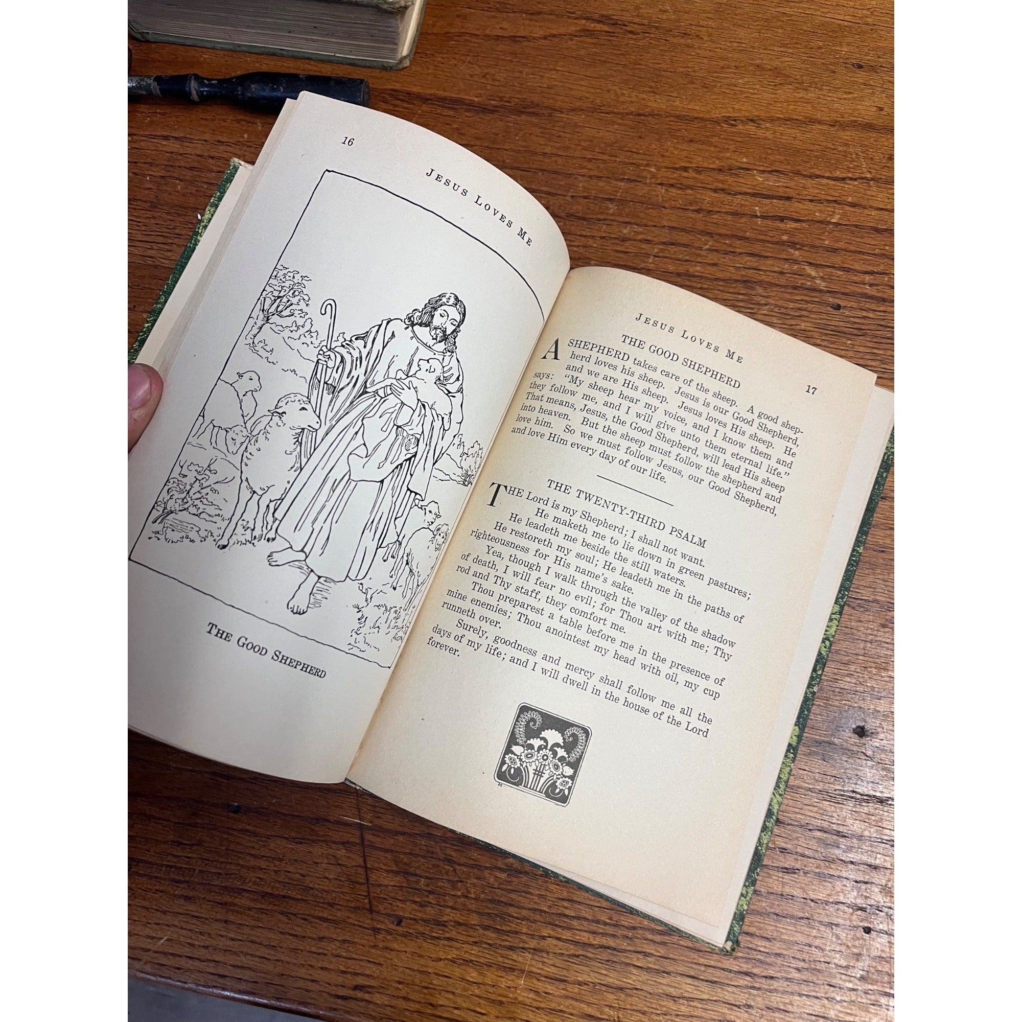 Vintage Jesus Loves Me The Christian Child's Book By G.L. Wind Hardcover Circa 1920's