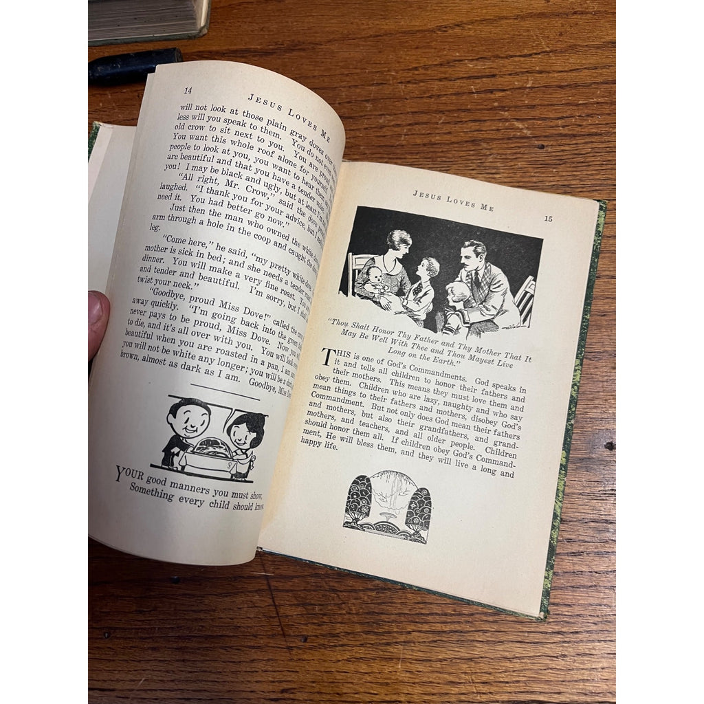 Vintage Jesus Loves Me The Christian Child's Book By G.L. Wind Hardcover Circa 1920's