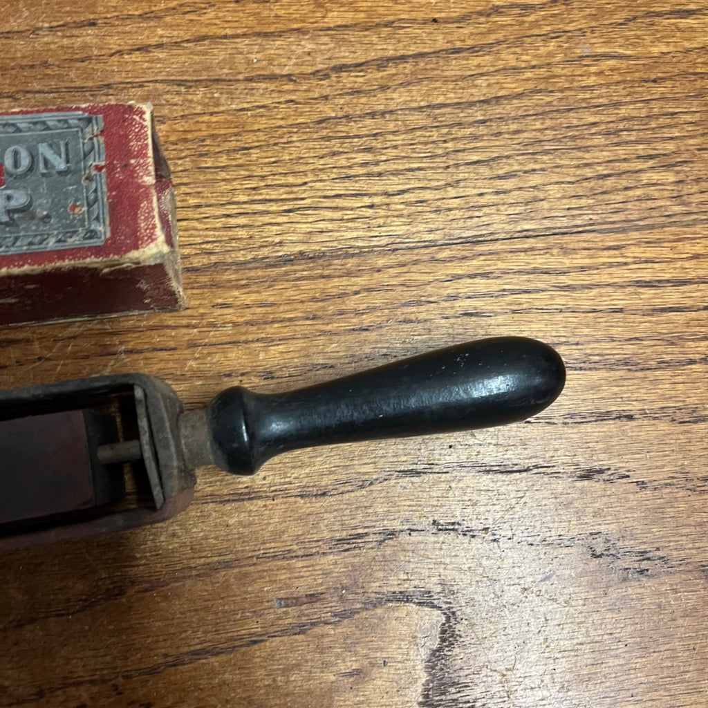 Vintage 1900s J.R. TORREY'S Razor Hone and strop Combination with Sleeve/ Box
