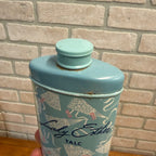 Vintage Lady Esther Talc Powder Advertising Tin Can Chicago
