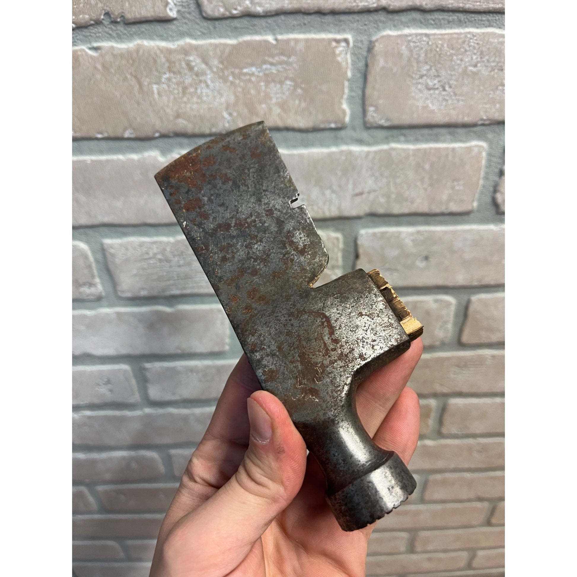 Vintage C. Hammond Philadelphia Single Bit Axe Head 1lb Hammer Lathing Tool