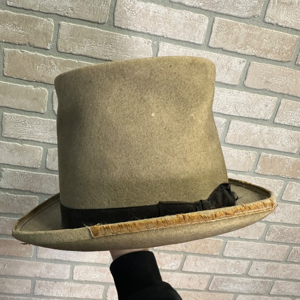 Original 1888 Grover Cleveland & Thurman Campaign Stove Top Felt Hat