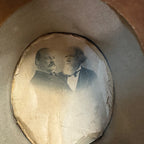 Original 1888 Grover Cleveland & Thurman Campaign Stove Top Felt Hat